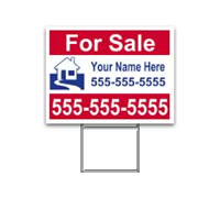 MOVE IN READY 6"x24" REAL ESTATE RIDER SIGNS Buy 1 Get 1 FREE 2 Sided Plastic 