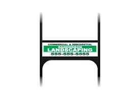 business sign rider mounted on a real estate sign.