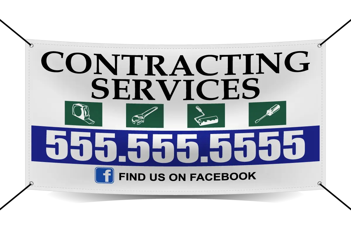 Cheap construction and contractor banner signs Cheap construction and contractor banner signs
