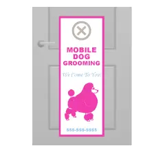 custom-printed door hangers for business