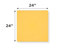 24x24 Yellow (blank)